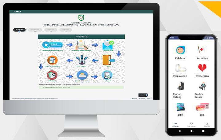Aplikasi Pendaftaran Online by Web dan Mobile